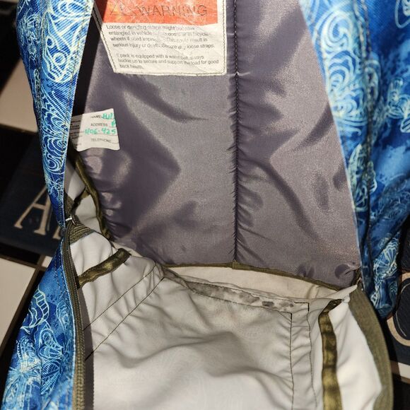 LL Bean Deluxe Backpack Book Bag Backpack Butterflies Reflective Camp School - Picture 8 of 16